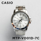 WW2492 Casio Enticer Date Chain Watch MTP-VD01D-7CVUDF