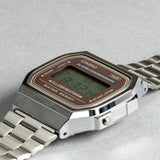 WW2869 Casio Vintage Illuminator Digital Chain Watch A168WA-5AYDF