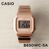 WW2928 Casio Vintage Digital Chain Watch B650WC-5ADF