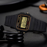 WW1405 Casio Vintage Digital Resin Belt Watch F-91WG-9QDF