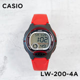 WW2843 Casio Standard Digital Kids Resin Belt Watch LW-200-4AVDF