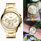 WW0367 Fossil Yorke Multifunction Chain Watch BQ2542