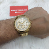 WW0404 Guess Chronograph Date Golden Chain Watch U1001G2