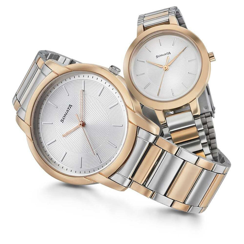 Sonata wrist watch hot sale for couple