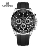 WW2916 Naviforce Chronograph Silicone Belt Watch NF8054