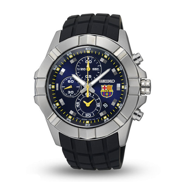 WW0814 Original Seiko Chronograph FC Barcelona Edition Belt Watch