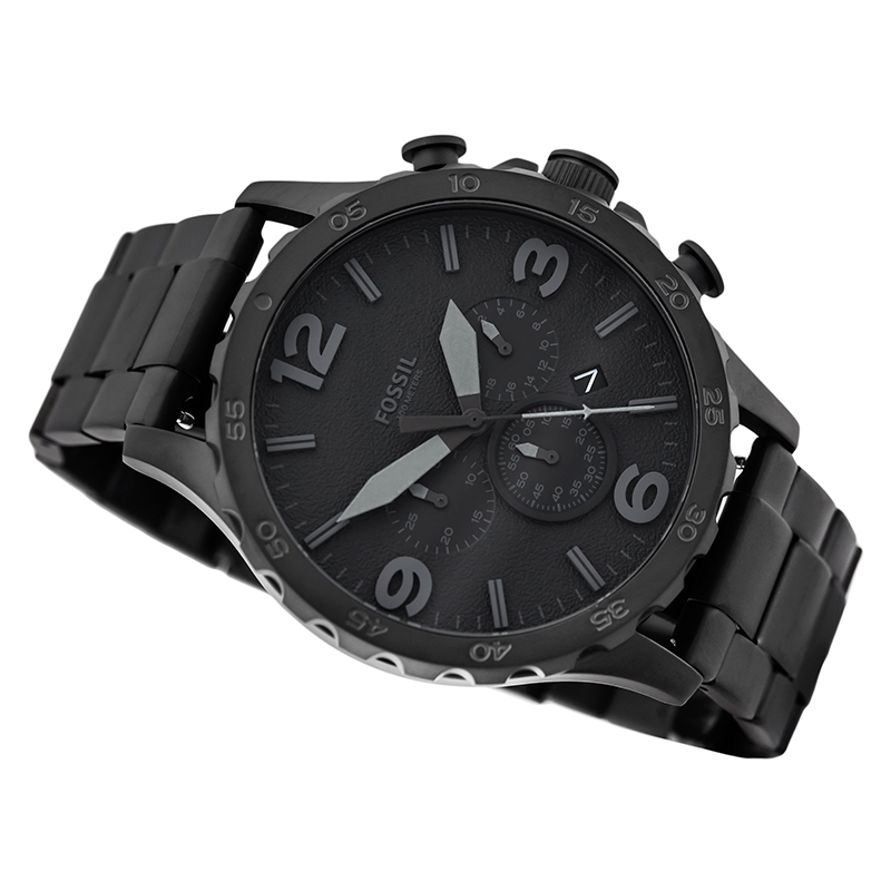 Bangladesh Original JR1401 Black Nate – Chronograph in Chain at Stainless Watch Steel WW0264 Price Fossil Best