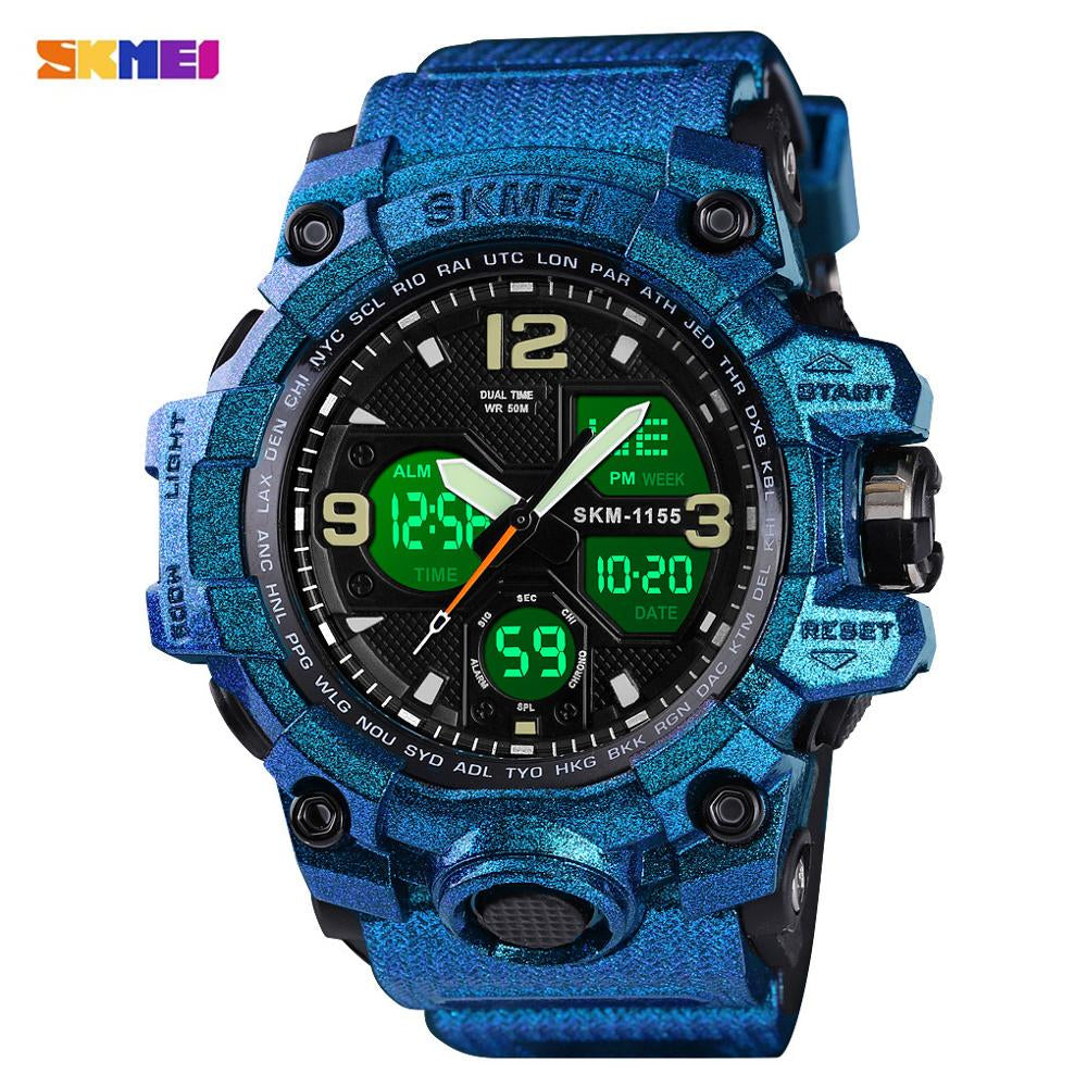 1155 Camouflage Analog Digital Wrist watch For Men, Boys